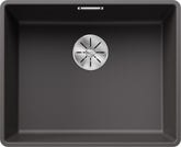 BLANCO SUBLINE 500-F SILGRANIT ohne Ablauffernbedienung felsgrau 523533