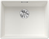 BLANCO SUBLINE 500-F SILGRANIT ohne Ablauffernbedienung weiß 523535