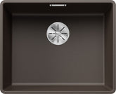 BLANCO SUBLINE 500-F SILGRANIT ohne Ablauffernbedienung café 523537
