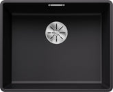 BLANCO SUBLINE 500-F SILGRANIT ohne Ablauffernbedienung schwarz 525994