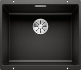 BLANCO SUBLINE 500-U SILGRANIT ohne Ablauffernbedienung schwarz 525995