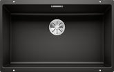 BLANCO SUBLINE 700-U SILGRANIT ohne Ablauffernbedienung schwarz 526001