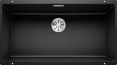 BLANCO SUBLINE 800-U SILGRANIT ohne Ablauffernbedienung schwarz 526005
