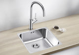 BLANCO SUPRA 400-IF R12 Edelstahl Bürstfinish ohne Ablauffernbedienung 526350