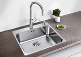 BLANCO SUPRA 500-IF/A R12 Edelstahl Bürstfinish mit Ablauffernbedienung 526355