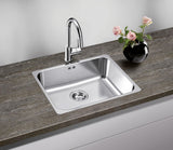 BLANCO SUPRA 500-IF R12 Edelstahl Bürstfinish ohne Ablauffernbedienung 526351