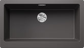 BLANCO VINTERA XL 9-UF SILGRANIT ohne Ablauffernbedienung felsgrau 526102