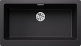 BLANCO VINTERA XL 9-UF SILGRANIT ohne Ablauffernbedienung schwarz 526110