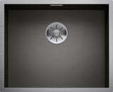 BLANCO ZEROX 500-U DarkSteel Edelstahl DarkSteel ohne Ablauffernbedienung keine Beckenlage 526243