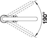 BLANCO CARENA-S metallische Oberfläche Hochdruck chrom 520767