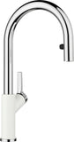 BLANCO CARENA-S Vario SILGRANIT-Look zweifarbig Hochdruck silgranitweiß/chrom 521368