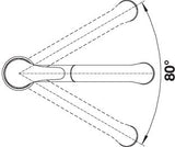 BLANCO DARAS-S-F metallische Oberfläche Hochdruck chrom 521752