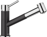 BLANCO KANO-S Vario SILGRANIT-Look zweifarbig Hochdruck silgranitschwarz/chrom 527963