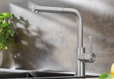 BLANCO LANORA-S metallische Oberfläche Hochdruck Edelstahl gebürstet 523123