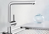 BLANCO LINUS metallische Oberfläche Hochdruck chrom 514019