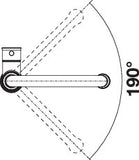 BLANCO LIVIA-S metallische Oberfläche Hochdruck chrom 521288