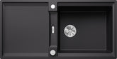 BLANCO ADIRA XL 6 S-F SILGRANIT mit Ablauffernbedienung mit Zubehör reversibel schwarz 527625