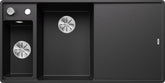 BLANCO AXIA III 6 S-F SILGRANIT mit Glasschneidbrett Becken links anthrazit 524669
