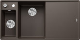 BLANCO AXIA III 6 S-F SILGRANIT mit Glasschneidbrett Becken links café 524674