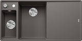 BLANCO AXIA III 6 S-F SILGRANIT mit Glasschneidbrett Becken links vulkangrau 527230