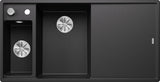 BLANCO AXIA III 6 S SILGRANIT mit Holzschneidbrett Becken links anthrazit 524643