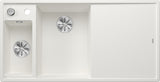 BLANCO AXIA III 6 S SILGRANIT mit Holzschneidbrett Becken links weiß 524647