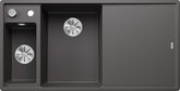 BLANCO AXIA III 6 S SILGRANIT mit Glasschneidbrett Becken links felsgrau 524654