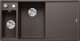 BLANCO AXIA III 6 S SILGRANIT mit Glasschneidbrett Becken links café 524662
