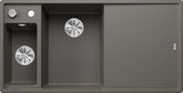 BLANCO AXIA III 6 S SILGRANIT mit Glasschneidbrett Becken links vulkangrau 527226