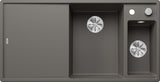 BLANCO AXIA III 6 S SILGRANIT mit Ablauffernbedienung inkl. Holzschneidbrett Becken rechts vulkangrau 527229