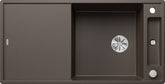 BLANCO AXIA III XL 6 S SILGRANIT mit Ablauffernbedienung inkl. Holzschneidbrett reversibel café 523509
