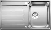 BLANCO CLASSIMO 45 S-IF Edelstahl Bürstfinish mit Ablauffernbedienung reversibel 525330