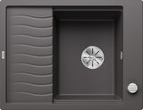 BLANCO ELON 45 S SILGRANIT mit Ablauffernbedienung mit Zubehör reversibel felsgrau 524815