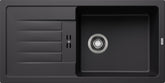 BLANCO FAVUM XL 6 S SILGRANIT ohne Ablauffernbedienung reversibel schwarz 526082