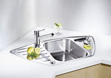 BLANCO LANTOS 9 E-IF Edelstahl Bürstfinish mit Ablauffernbedienung 516277