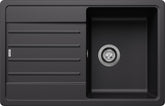 BLANCO LEGRA 45 S SILGRANIT ohne Ablauffernbedienung reversibel schwarz 526083