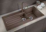 BLANCO LEGRA 6 S SILGRANIT ohne Ablauffernbedienung reversibel café 522212