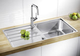 BLANCO LEMIS XL 6 S-IF Edelstahl Bürstfinish mit Ablauffernbedienung reversibel 523035