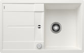 BLANCO METRA 45 S-F SILGRANIT mit Ablauffernbedienung reversibel weiß 519083