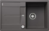 BLANCO METRA 45 S-F SILGRANIT mit Ablauffernbedienung reversibel felsgrau 519086