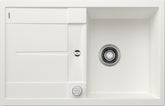 BLANCO METRA 45 S SILGRANIT mit Ablauffernbedienung reversibel weiß 513028