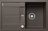 BLANCO METRA 45 S SILGRANIT mit Ablauffernbedienung reversibel café 515038