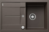 BLANCO METRA 45 S SILGRANIT mit Ablauffernbedienung reversibel café 515038