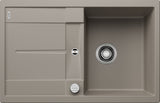 BLANCO METRA 45 S SILGRANIT mit Ablauffernbedienung reversibel tartufo 517345