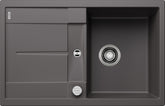 BLANCO METRA 45 S SILGRANIT mit Ablauffernbedienung reversibel felsgrau 518868