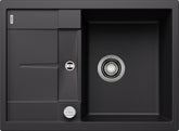 BLANCO METRA 45 S Compact SILGRANIT mit Ablauffernbedienung reversibel schwarz 525913