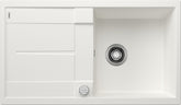 BLANCO METRA 5 S SILGRANIT mit Ablauffernbedienung reversibel weiß 513037