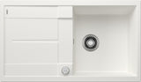 BLANCO METRA 5 S SILGRANIT mit Ablauffernbedienung reversibel weiß 513037