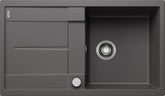 BLANCO METRA 5 S SILGRANIT mit Ablauffernbedienung reversibel felsgrau 518871