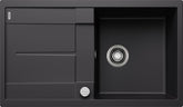 BLANCO METRA 5 S SILGRANIT mit Ablauffernbedienung reversibel schwarz 525918